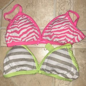 Girls 32A bras set from Justice